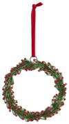 X-MAS Venček s perlami 12 cm