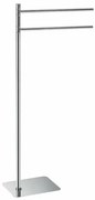 GEDY 1131 Artu stojan s držiakom uterákov, hranatý, strieborná