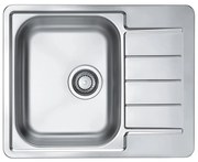 ALVEUS 1144603 - Kuchynský drez LINE 61,5x50 cm matná oceľ/satin, bez excentra