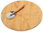 Doska na krájanie a servírovanie pizze + krájač Amanda, (fi) 32 cm