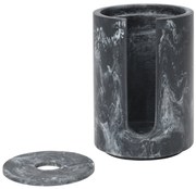 Ferm Living Zásobník na vatové tampóniky Mist Charcoal