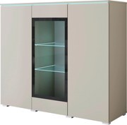 XXXLutz VYSOKÁ KOMODA, béžová, kašmírová, 120/103,3/39,5 cm - Online Only obývacie izby - 002778000217