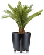 PLASTOVÝ KVETINÁČ MOSS ECO 32X34 CM ČIERNA