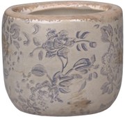 Keramický kvetináč s popraskáním Melun - Ø8*7cm