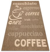 Koberec šnúrkový SIZAL FLOORLUX 20645 coffee / natural