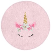 Ružový detský koberec ø 120 cm Comfort – Mila Home