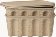 Úložné škatuľky z papierovej hmoty Pulp, H 18 cm, 2 ks