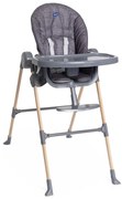 Chicco - Detská jedálenská stolička Polly Essential - šedá AG0722
