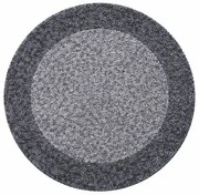 Kusový koberec Life Shaggy 1503 grey kruh, 200x200 (priemer) kruh, šedá, obývacia izba, Ayyildiz