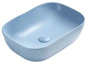 Mexen Rita, umývadlo na dosku 45 x 32 cm, modrá matná, 21084549