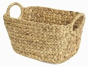 Compactor Ručne pletený úložný košík z vodného hyacintu Compactor Caracas L, 46 x 27 x 27,5 cm, L