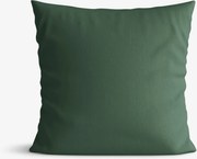 Goldea bavlnená obliečka na vankúš - tmavo zelená 40 x 40 cm
