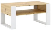 Konferenčný stolík Corosta 1 (dub artisan + biela) . Vlastná spoľahlivá doprava až k Vám domov. 1097157