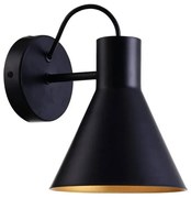 Candellux Čierno-zlaté nástenné svietidlo More pre žiarovku E27 21-71149