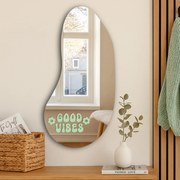 Nálepka na zrkadlo S6 – Good vibes