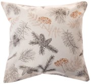 Vianočná Obliečka na vankúš vodeodolná Ihličie, 40 x 40 cm