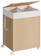 Kôš na bielizeň na kolieskach Deborah 2x50 l