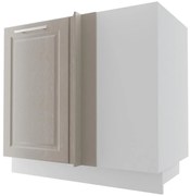 Kuchynská skrinka Emporium d13u grey stone/kor.biela