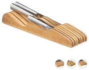 Bambusový organizér na nože do zásuvky M (7 nožov) | RD0296