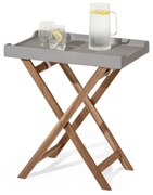 Odkladací stolík s polycementovým podnosom