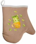 Kuchynská rukavica Gardenia EMI, hnedá