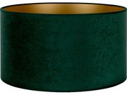 Duolla - Tienidlo univerzálne VELVET E27 pr. 35 cm zelená/zlatá