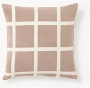 Kockovaný poťah na vankúš Edison