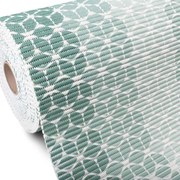 Kúpeľňová penová rohož / predložka PRO-050 Pastelovo zelená mozaika - metráž šírka 65 cm