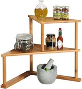 Kesper Rohová dvojposchodová polica, prídavná polička s 2 úrovňami, CORNER2