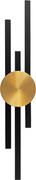 Toolight Toolight, Nástenné svietidlo LED APP1437-W BLACK GOLD, OSW-07685
