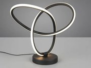 Stolová lampa LED Lando, čierna%