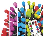 LED RGB Vianočná vonkajšia reťaz 96xLED/64 módov 15m IP44 + diaľkové ovládanie