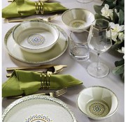 12-dielna jedálenská súprava, biela, porcelán