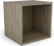 Nástenný regál s 1 priehradkou Jerry, dub sonoma%