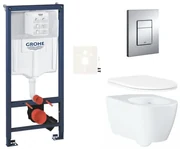 Závesný wc set do ľahkých stien / predstenová montáž GROHE Essence SIKOGRSESE