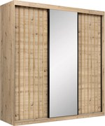 XXXLutz SKRIŇA S POSUVNÝMI DVERAMI, dub artisan, 200/215/59,5 cm P & B - Skrine - 000885001518