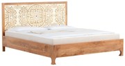 Luxusná manželská posteľ z masívu Dalhala mango 180x200cm