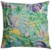 Dekoračný vankúš s výplňou s potlačou listov monstery - 43 * 43 cm