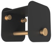 Čierny kovový nástenný vešiak s poličkou Hang in There – UMAGE