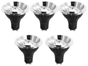 Sada 5 stmievateľných LED žiaroviek GU10 70mm 6,5W 600 lm 4000K