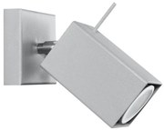 Sollux SL.0455 - Nástenné bodové svietidlo MERIDA 1xGU10/40W/230V šedá