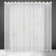 ZÁCLONA NA KRÚŽKOCH PILAR 350X250 CM BIELA