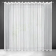 ZÁCLONA NA KRÚŽKOCH PILAR 350X250 CM BIELA