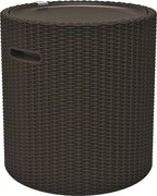 Keter úložný stolík Cool Stool 39 l, hnedá