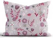 Bavlnená obliečka na vankúš Renforcé 70 × 90 cm - Dora šedá