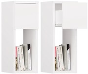 Noční stolek Galax 1S 20 cm bílý