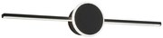 Toolight - LED nástenná lampa nad zrkadlo 60CM APP849-1W, čierna, OSW-07881