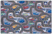 Koberec Hanse Home Play Race Track sivý / viacfarebný