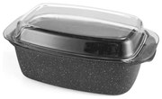 Pekáč s pokrievkou 32x20x11 cm, čierny