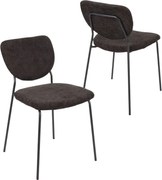 Jedálenská stolička Yogi, čierna